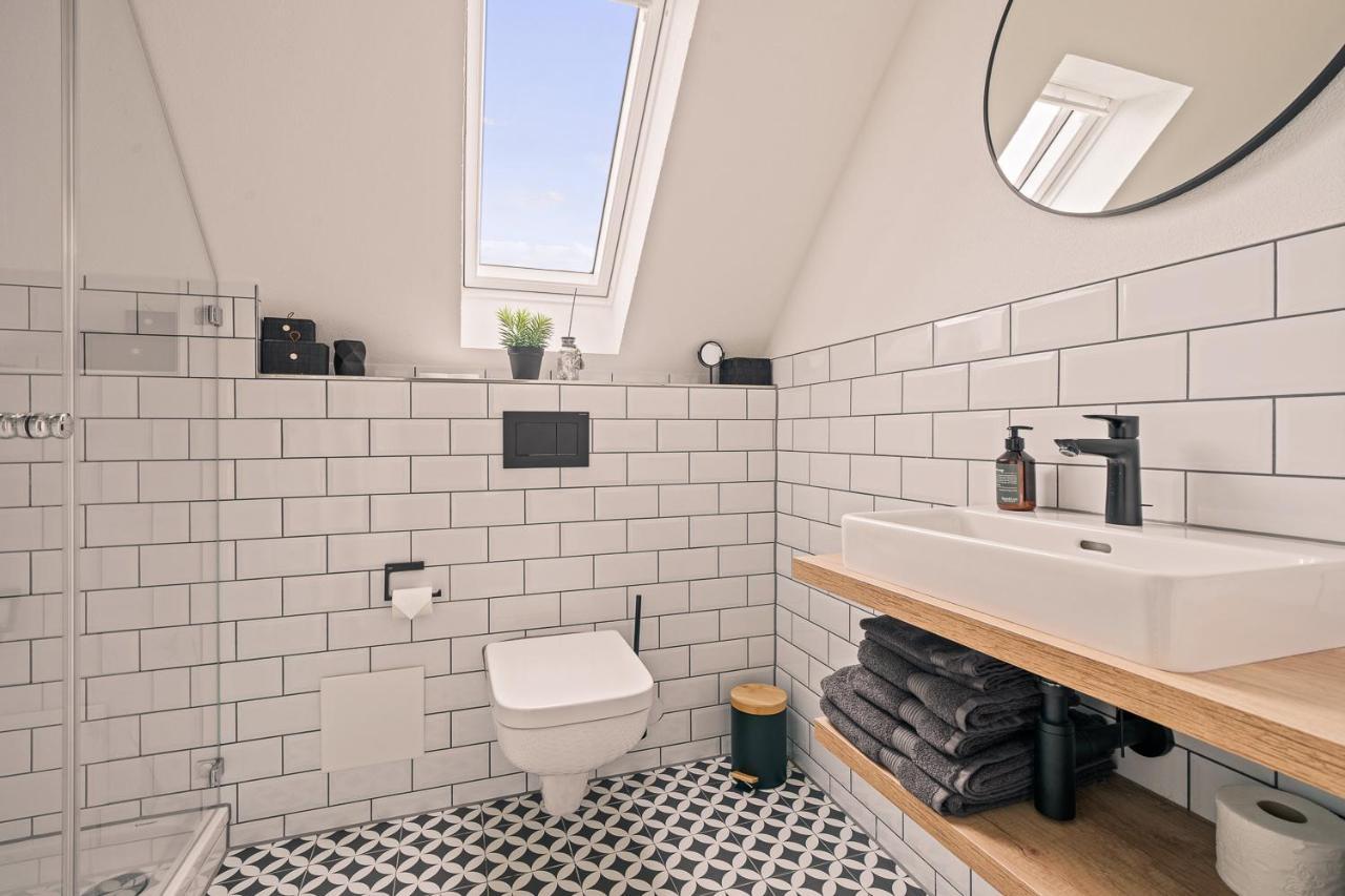 Maisonette-Wohnung Mit Freigelegtem Fachwerk Meckenbeuren Dış mekan fotoğraf